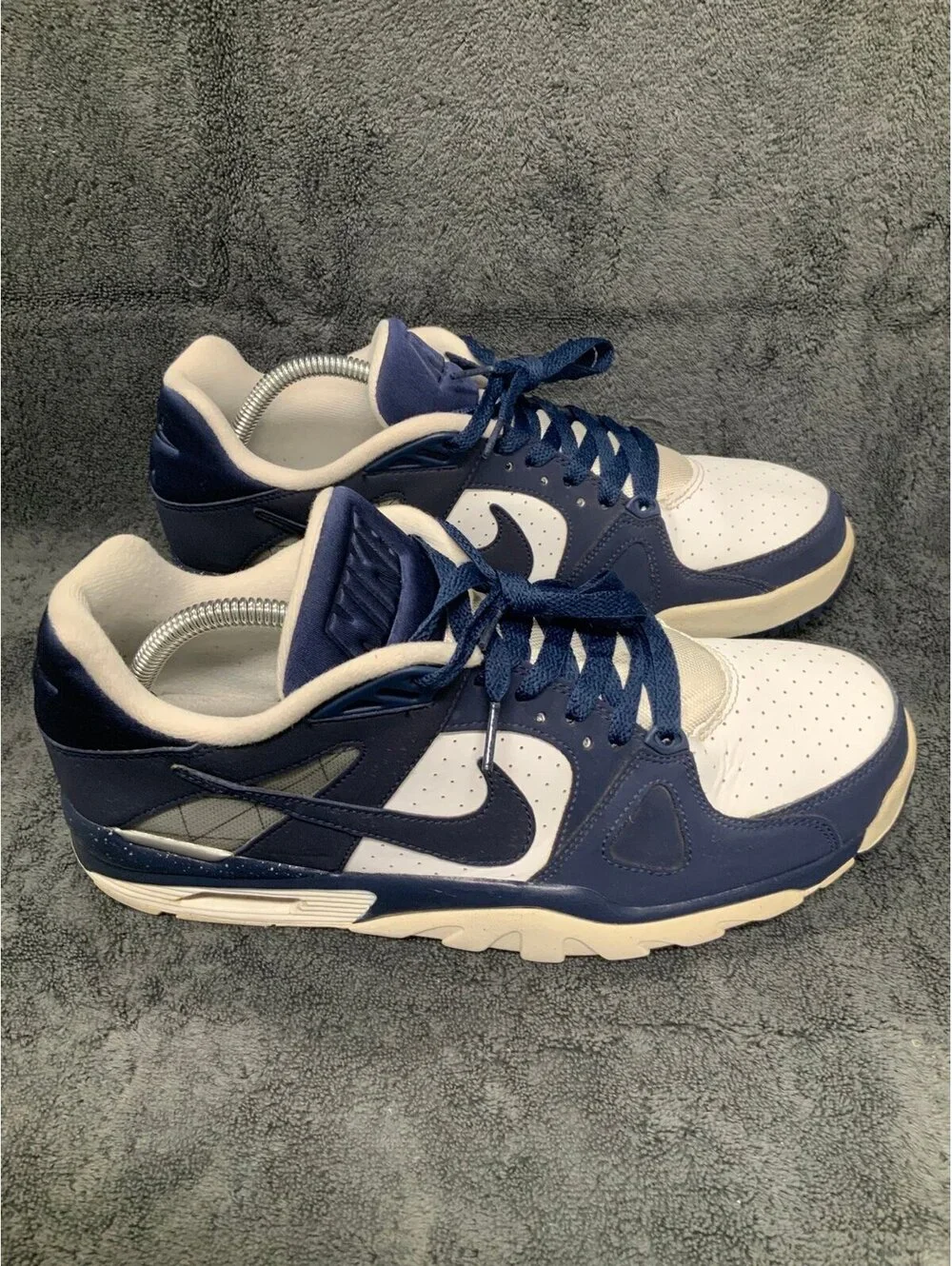 Nike Air Trainer Classic White Midnight Navy 488059-102 Men’s Size 10